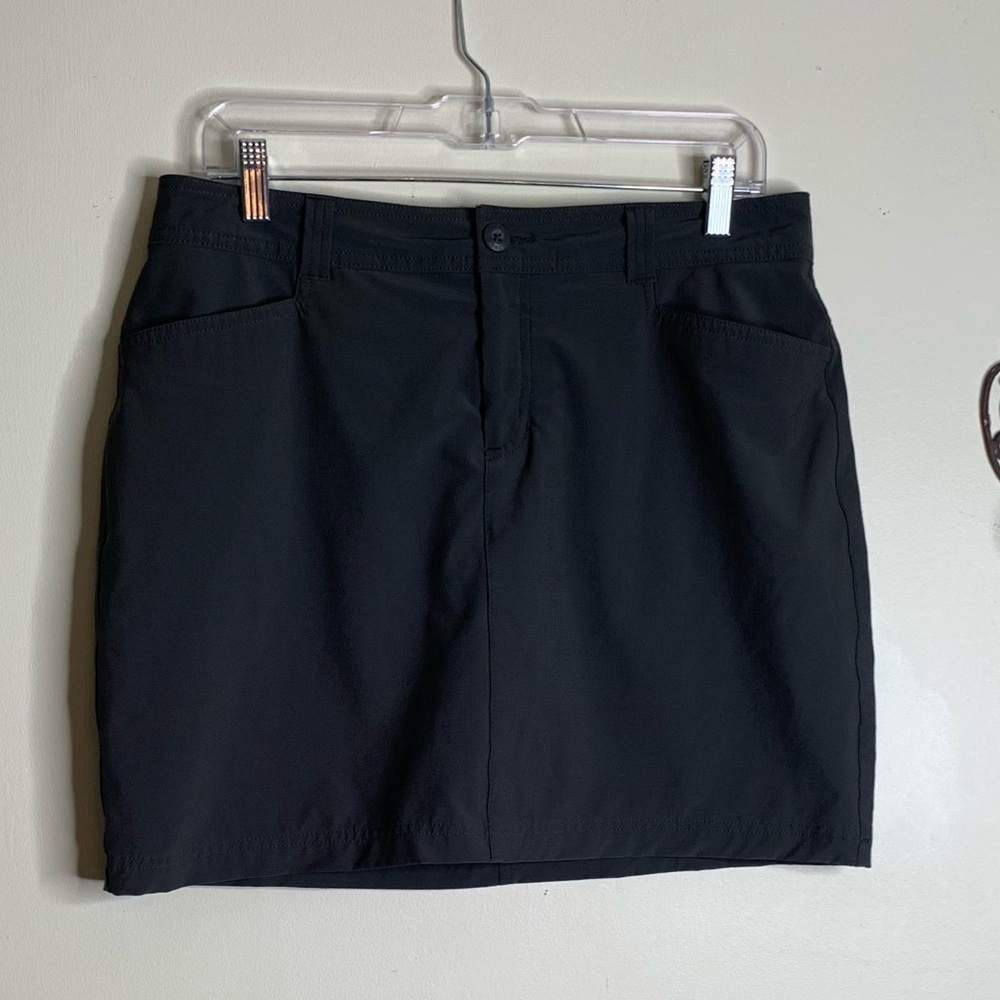 Eddie Bauer Horizon Solid Gray Skort Sz 8